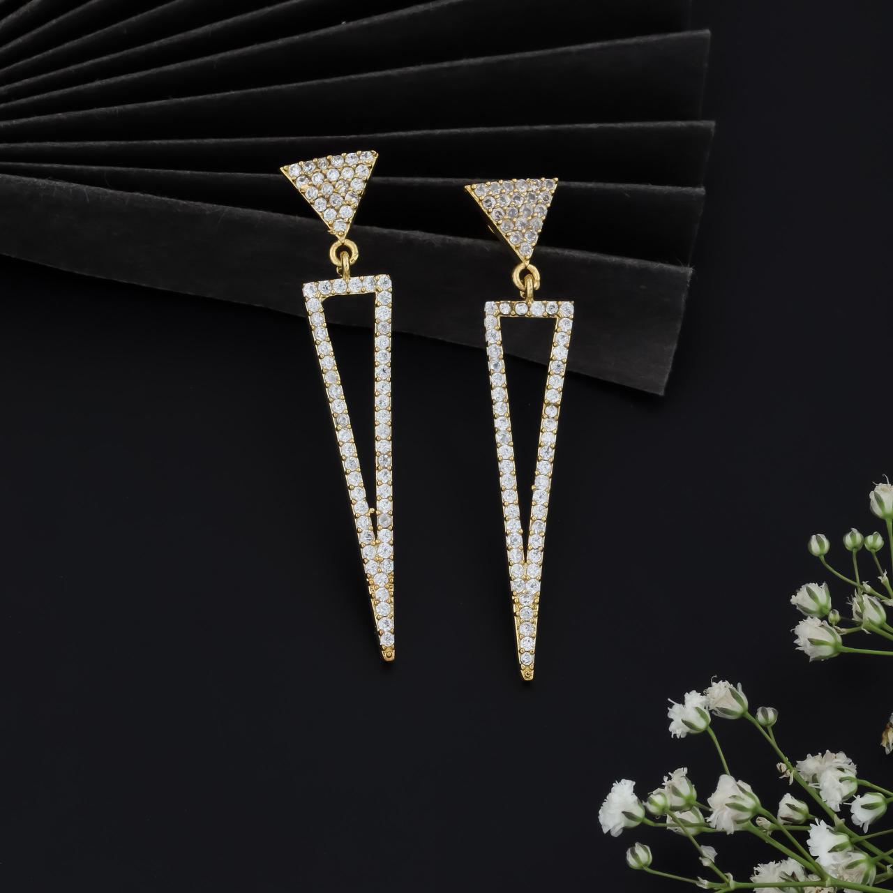 Modern Glam Earrings - Image 2