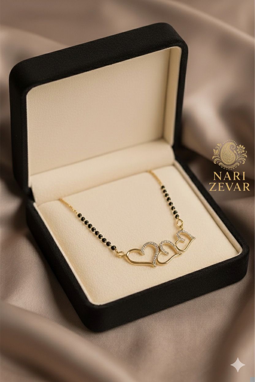 Triple Heart Mangalsutra