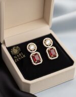 Ruby Glow Earrings