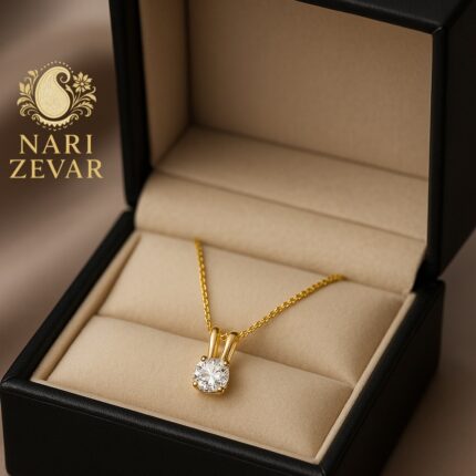 Elegant Solitaire Pendant