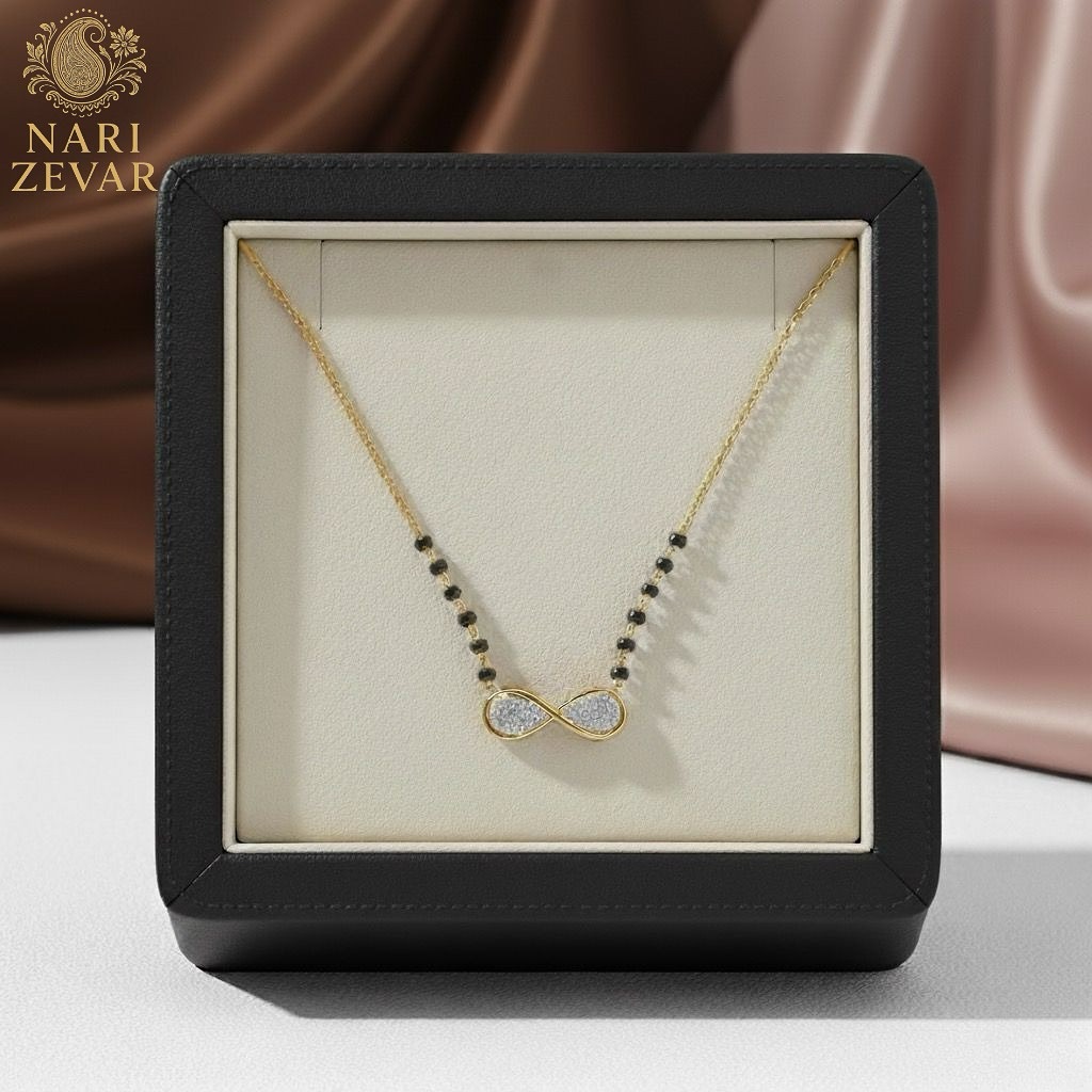 Infinity Gold Platted Mangalsutra