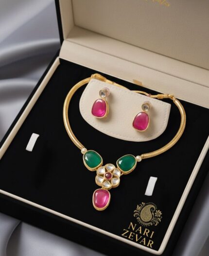 The Elegant Vibrant Stoned Necklace