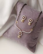 Circle Charm Mangalsutra Set - Image 2