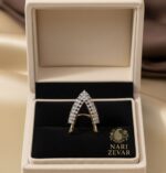 Sparkle V-Arc Ring