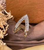 Sparkle V-Arc Ring - Image 2