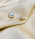 Classic Pearl Studs - Image 3
