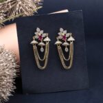 Elegant Chain Drop Earrings - Image 2
