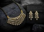 Elegant Mangalsutra Set with Matching Earrings - Image 2