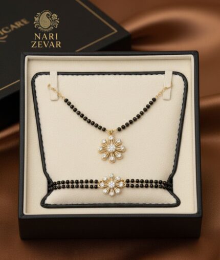 Floral Mangalsutra Combo