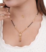 Minimal Gold-Tone Mangalsutra - Image 2